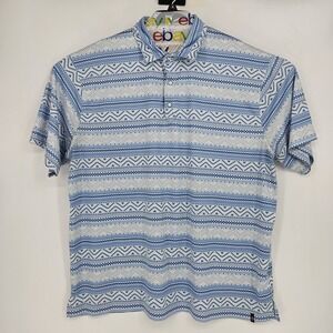 Rafter C Polo Shirt‎ Mens XXL Golf Aztec Performance Pearl Snap Western